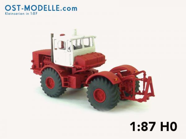 Traktor Kirovets K700 rot weiss ohne  Motorverkleidung